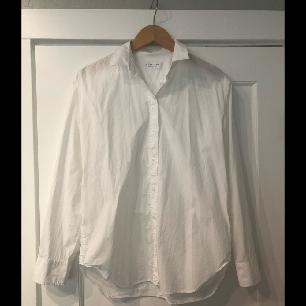 Everlane Relaxed Poplin Shirt / Size 8